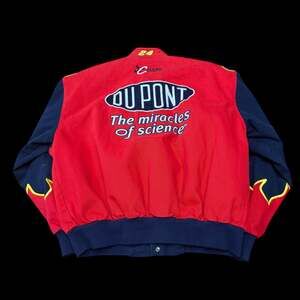 Vintage Jeff Gordon #24 DuPont NASCAR Racing Flame Jacket